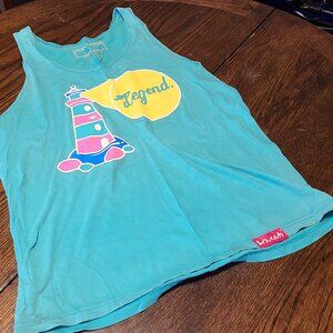Vintage Pink Dolphin wave Lighthouse tanktop tank top YFG